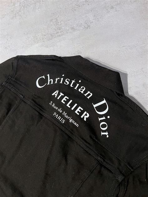 tee shirt atelier dior|christian Dior atelier denim jacket.